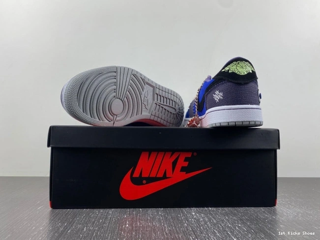 1st Kicks Shoes Williamson Voodoo Retro 1 Low Zion OG DZ7292- 737 Jordan AllSeason 1107